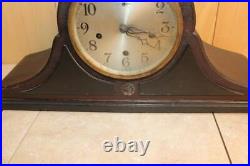 Antique New Haven Westminster Chime Mantle Clock Nice Condition To Restore