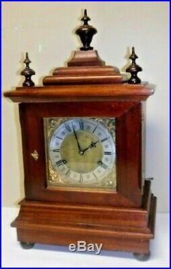 Antique New Haven Wilcox Patent Westminster Chime Bracket Clock Working