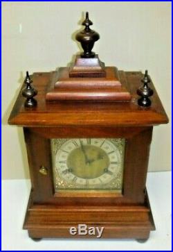 Antique New Haven Wilcox Patent Westminster Chime Bracket Clock Working