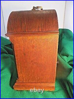 Antique Oak WURTEMBERG BRACKET CLOCK withWestminster Chime in Beautiful Condition
