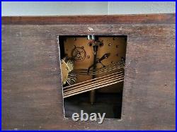 Antique Odo French westminster chime mantel clock (0487)