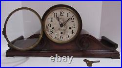 Antique Peerless Limited Quarter Hour Westminster Chime Clock With 5 Gongs Rare