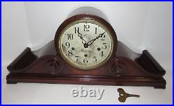 Antique Peerless Limited Quarter Hour Westminster Chime Clock With 5 Gongs Rare