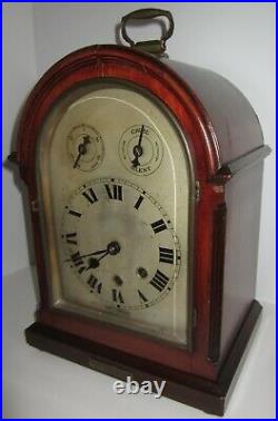 Antique Quarter Hour Westminster Chime Bracket Clock Wurttemberg, Germany 8-day