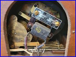 Antique Revere Electric Westminster Chime Clock Self Starting Model R-947 WORKS