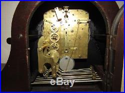 Antique Revere/Herschede Quarter Hour Westminster Chime Mantel Clock 8-day