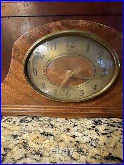 Antique Revere Telechron Electric Westminster Chime Mantel Clock Chimes Well
