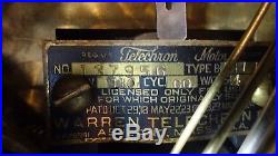 Antique Revere Telechron Mantel Clock Electric Westminster Chime Works