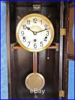 Antique SCHLENKER KIENZLE Regulator Wall Clock-Wonderful Westminster Chime Sound