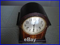 Antique SETH THOMAS Shelf Mantle Clock Mahogany Case Westminster Chime SUPERB