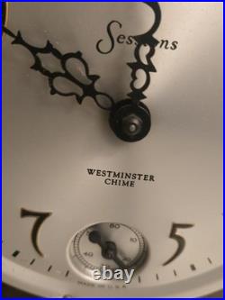 Antique Sessions Westminster Chime Clock Spares Or Repairs