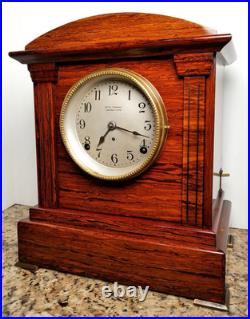 Antique Seth Thomas 4 Bell Sonora Chime Mantel Clock 8-Day Quarter Hour Chime