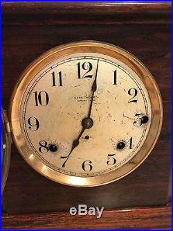 Antique Seth Thomas 4 Bell Westminster Chime Mantle Clock 1920's Sonora
