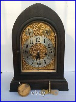 Antique Seth Thomas #72 Gothic Quarter Chime Mantel Clock, 113A Movement. Works