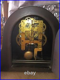 Antique Seth Thomas 8 Day Chiming Mantle Clock Working With Key