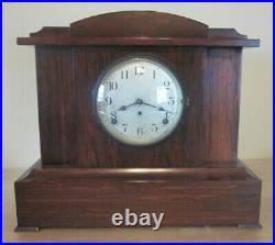 Antique Seth Thomas Adamantine Mantel Clock 4 Bell Sonora Movement