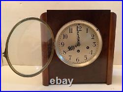 Antique Seth Thomas Art Deco Westminster Chime Mantel Clock/113 Movement. Works