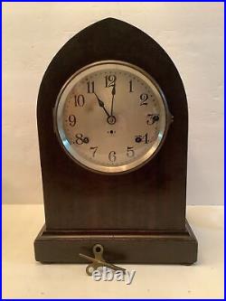 Antique Seth Thomas Gothic Cathedral Sonora Chime Clock/4 Rods/2 Movement. Works