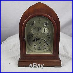 Antique Seth Thomas Mahogany Westminster Chime Clock No. 72