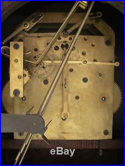 Antique Seth Thomas Mantel / Shelf Clock with Westminster Chimes