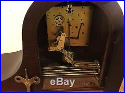 Antique Seth Thomas No. 124 Westminster Chimes 8 Day Mantle Clock Works Great