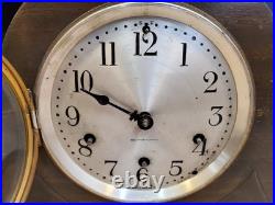 Antique Seth Thomas No. 91 Tambour Chime Clock with No. 124 Movement for Repair