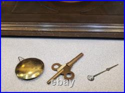 Antique Seth Thomas No. 91 Tambour Chime Clock with No. 124 Movement for Repair