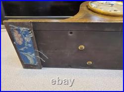 Antique Seth Thomas No. 91 Tambour Chime Clock with No. 124 Movement for Repair