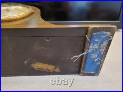 Antique Seth Thomas No. 91 Tambour Chime Clock with No. 124 Movement for Repair