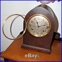 Antique Seth Thomas SONORA 5 Bell Westminster Chime Table Clock Pro Serviced