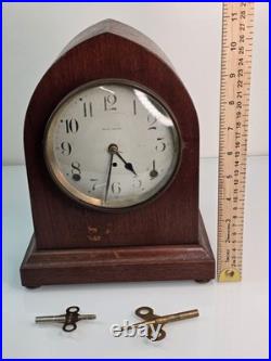 Antique Seth Thomas Sonora Chime Mantel Clock w Mayland Chime Rods Original Keys Antique Seth Thomas Sonora Chime Mantel Clock w Mayland Chime Rods Original Keys