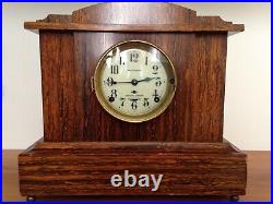 Antique Seth Thomas Sonora Chimes 8d Mantle clock, Adamantine veneer, #1 Special