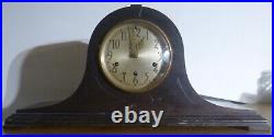 Antique Seth Thomas Westminister Chime 124 Movement Mantel Clock Wood Case AS-IS