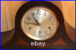 Antique Seth Thomas Westminster Chime Clock Serviced Runs And Chimes Good