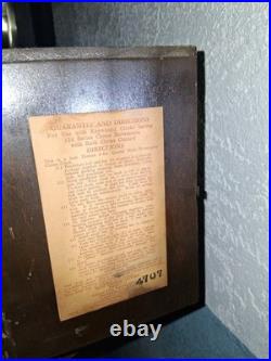 Antique Seth Thomas Westminster Chime Mantel Clock Keywound 8 No. 124 USA