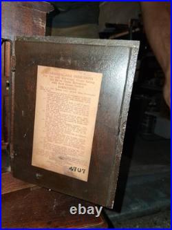 Antique Seth Thomas Westminster Chime Mantel Clock Keywound 8 No. 124 USA