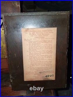 Antique Seth Thomas Westminster Chime Mantel Clock Keywound 8 No. 124 USA