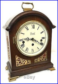 Antique Style COMITTI LONDON Mahogany Bracket Mantel Clock WESTMINSTER CHIMES