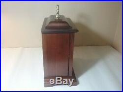 Antique Vintage Howard Miller Mantle Case Clock Two (2) Jewel Westminster Chime