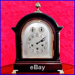 Antique Vintage Junghans Wurttemberg Bracket Mantle Clock, Westminster Chimes