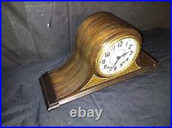 Antique Vintage Plymouth Mantle Parlor Kitchen Chime Clock Works