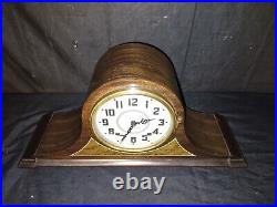 Antique Vintage Plymouth Mantle Parlor Kitchen Chime Clock Works