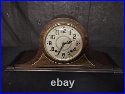 Antique Vintage Plymouth Mantle Parlor Kitchen Chime Clock Works