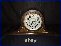 Antique Vintage Plymouth Mantle Parlor Kitchen Chime Clock Works