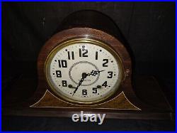 Antique Vintage Plymouth Mantle Parlor Kitchen Chime Clock Works