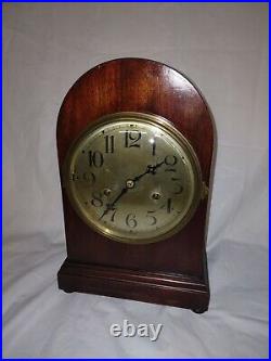 Antique Vintage Wurttemberg Parlor Mantle Clock with Westminster Chime Works