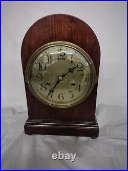 Antique Vintage Wurttemberg Parlor Mantle Clock with Westminster Chime Works