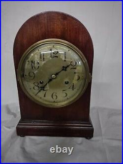 Antique Vintage Wurttemberg Parlor Mantle Clock with Westminster Chime Works