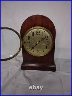 Antique Vintage Wurttemberg Parlor Mantle Clock with Westminster Chime Works