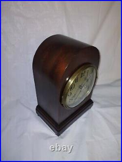 Antique Vintage Wurttemberg Parlor Mantle Clock with Westminster Chime Works